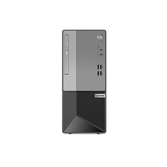 Lenovo V50t Intel 10th Gen Core i3 Tower Desktop (4GB RAM/ 1TB HDD/Windows 10 Professional/Black/ 4.8Kg), 11HD0026IG with 20inch monitor